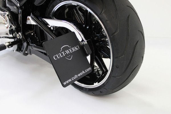 Cult-Werk Harley Softail - License Plate Holder With Tüv (Year Of Manufacture From 2018) | HD-BRO038-FR2