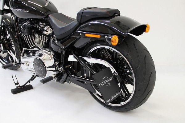 Cult-Werk Harley Softail - License Plate Holder With Tüv (Year Of Manufacture From 2018) | HD-BRO038-FR2