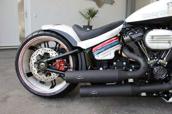 Cult-Werk Harley Softail - Side Cover Set Racing (Yom From 2018) | HD-BRO052