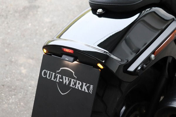 Cult-Werk Harley Fat Bob - License Plate Holder In The Middle (Bj. From 2018) | HD-BRO079