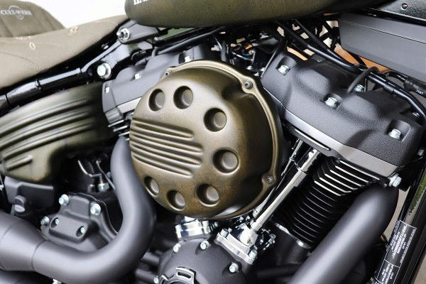 Cult-Werk Harley Softail - Slotted Air Filter Cover (Yom From 2018) | HD-BRO092