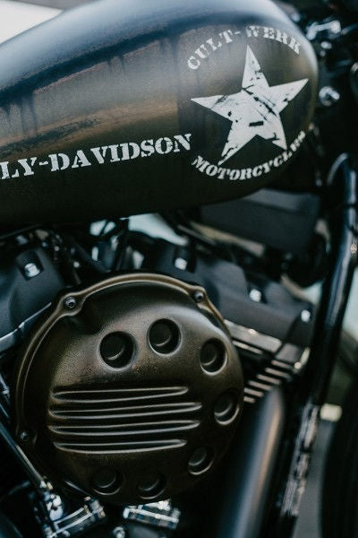 Cult-Werk Harley Softail - Slotted Air Filter Cover (Yom From 2018) | HD-BRO092