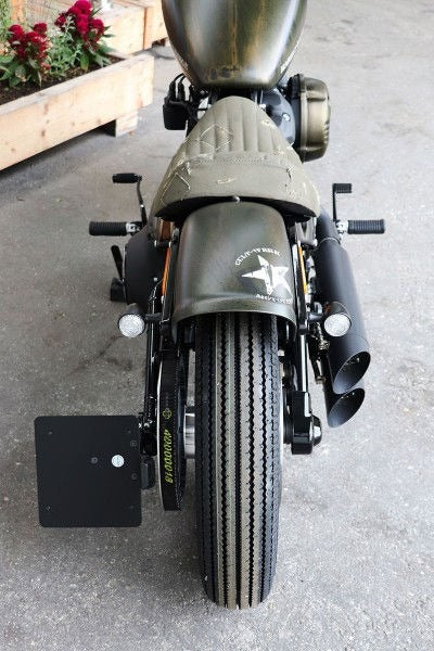 Cult-Werk Harley Street Bob - Rear Fender Original Style Short (Bj. From 2018) | HD-BRO096