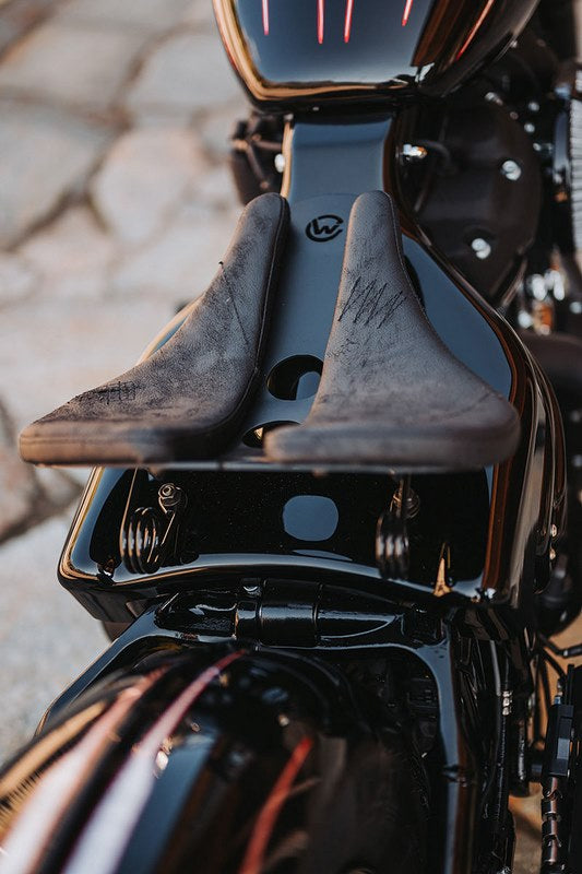 Cult-Werk HARLEY SOFTAIL - SWING SADDLE OLD SCHOOL (BJ. STREET BOB & SOFTAIL STANDARD FROM 2018) | HD-BRO125