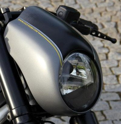 Cult-Werk HARLEY V ROD NIGHT ROD SPECIAL - Scheinwerfermaske (BJ. 2002 - 2011, Tachoversatz u. Tieferlegung) | HD-ROD010