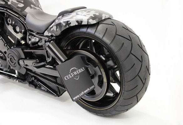 Cult-Werk Harley V Rod Night Rod Special - License Plate Holder With Tüv (Bj. 2002 - 2017) | HD-ROD012-CH