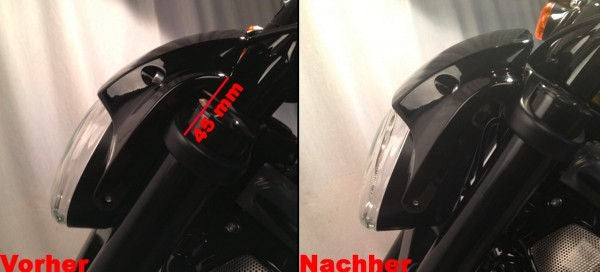 Cult-Werk HARLEY V ROD NIGHT ROD SPECIAL - Scheinwerfertieferlegungskit (BJ. 2012 - 2017) | HD-ROD042