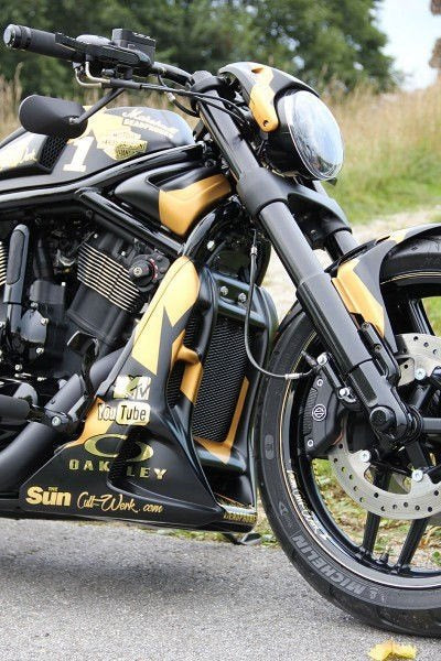 Cult-Werk HARLEY V ROD NIGHT ROD SPECIAL - Kühlerverkleidung RACING (BJ. 2002 - 2017) | HD-ROD049