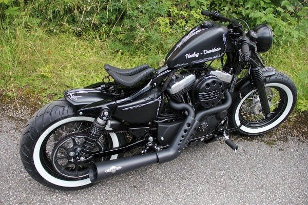 Cult-Werk HARLEY SPORTSTER - Heckfender OLD SCHOOL (BJ. SPO ab 2004 bis aktuell, lackierfähig) | HD-SPO005
