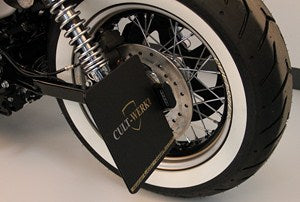 Cult-Werk HARLEY SPORTSTER - Kennzeichenhalter mit TÜV (BJ. alle SPO) | HD-SPO012-A