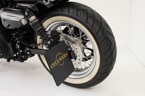 Cult-Werk Harley Sportster - License Plate Holder With Tüv (Bj. All Spo) | HD-SPO012-FR2