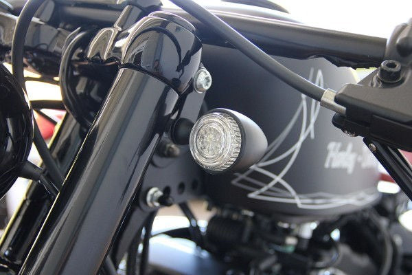 Cult-Werk HARLEY SPORTSTER - Blinkerhalter vorne (BJ. alle SPO bis 2015) | HD-SPO019