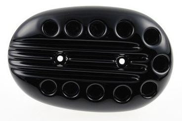 Cult-Werk HARLEY SPORTSTER - Luftfilterdeckel SLOTTED (BJ. SPO 2004 bis 2015, schwarz glänzend) | HD-SPO024