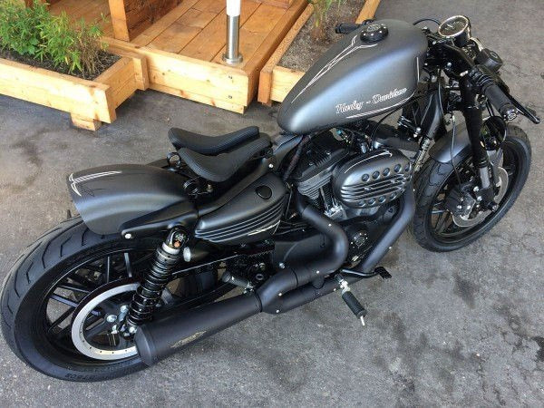 Cult-Werk HARLEY SPORTSTER - Heckfender ORIGINAL STYLE SHORT (BJ. SPO ab 2004 bis aktuell, schwarz glänzend) | HD-SPO053