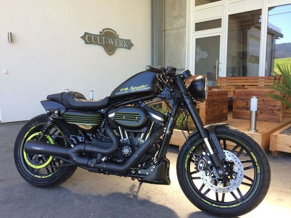 Cult-Werk HARLEY SPORTSTER - Heckfender ORIGINAL STYLE SHORT (BJ. SPO ab 2004 bis aktuell, lackierfähig) | HD-SPO062