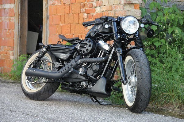 Cult-Werk HARLEY SPORTSTER - Bugspoiler BOBBER (BJ. alle SPO, schwarz glänzend) | HD-SPO070