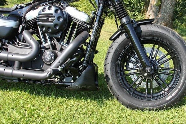 Cult-Werk HARLEY SPORTSTER - Bugspoiler BOBBER (BJ. alle SPO, schwarz glänzend) | HD-SPO070