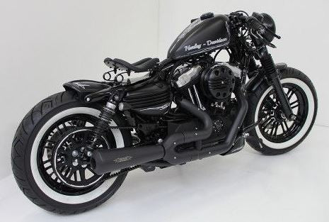 Cult-Werk HARLEY SPORTSTER - Heckfender OLD SCHOOL (BJ. SPO ab 2004 bis aktuell, schwarz glänzend) | HD-SPO076