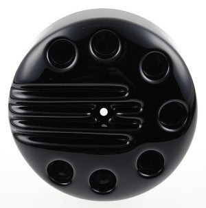 Cult-Werk HARLEY SPORTSTER - Luftfilterdeckel SLOTTED (BJ. SPO ab 2016 bis aktuell, schwarz glänzend) | HD-SPO080