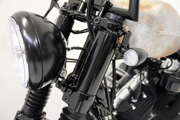 Cult-Werk HARLEY SPORTSTER - Blinkerhalter vorne (BJ. SPO ab 2016 bis aktuell) | HD-SPO090