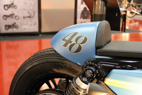 Cult-Werk HARLEY SPORTSTER - Heckfender CAFE RACER (BJ. SPO ab 2004 bis aktuell, lackierfähig inkl. Sitz) | HD-SPO101