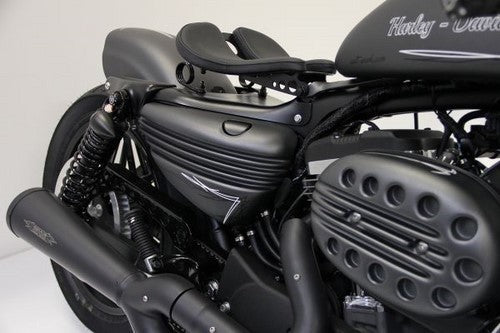 Cult-Werk HARLEY SPORTSTER - Seitendeckelset BOBBER (BJ. SPO ab 2004 bis 2013, lackierfähig) | HD-SPO105