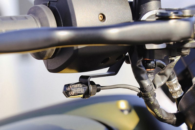 Cult-Werk HARLEY - INDICATOR HOLDER FRONT (ANGLED, BJ. SPORTSTER S FROM 2021 & NIGHTSTER FROM 2022) | HD-SPS011