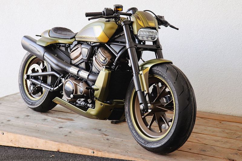 Cult-Werk HARLEY SPORTSTER S - HEADLIGHT KIT NRS STYLE INCL. LED HEADLIGHTS (FROM 2021) | HD-SPS015