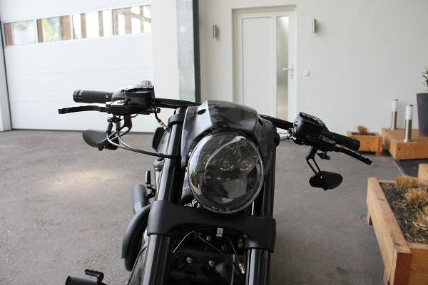 Cult-Werk HARLEY V ROD NIGHT ROD SPECIAL - LED Scheinwerfer Daymaker (schwarz) | HD-UNI003