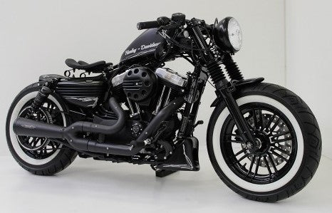 Cult-Werk HARLEY SPORTSTER - 7" Scheinwerfer (schwarz mit Klarglas) | HD-UNI004