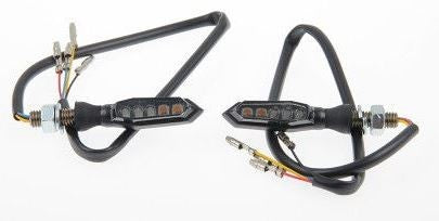Cult-Werk HARLEY - LED Rücklicht / Blinker 3 in 1 (schwarz mit getöntem Glas) | HD-UNI005