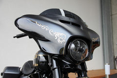 Cult-Werk HARLEY TOURING - 7" LED Scheinwerfer (schwarz) | HD-UNI008
