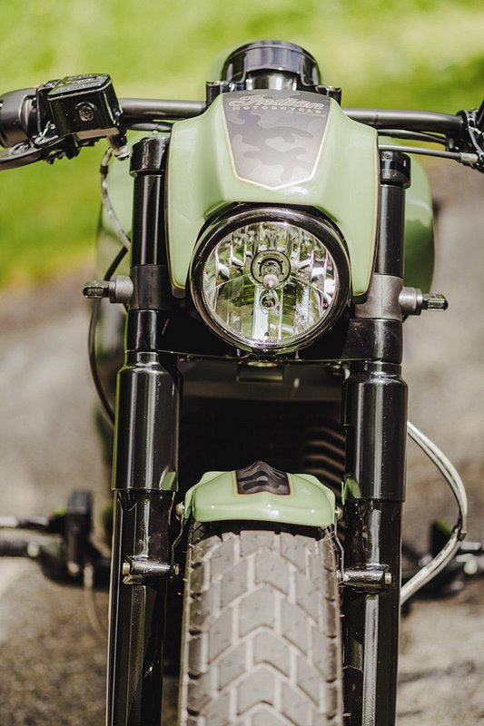 Cult-Werk INDIAN SCOUT - FRONT FENDER OLD SCHOOL (BJ. SCOUT MODELS FROM 2015) | IN-SCO001