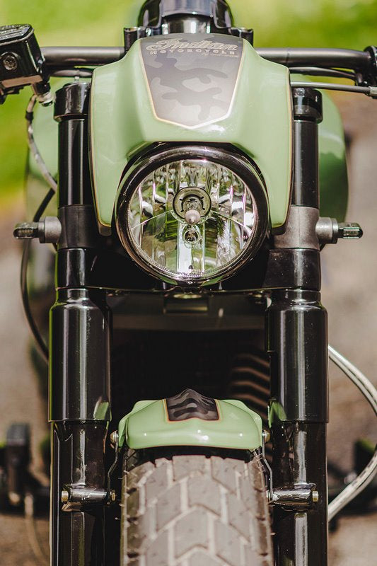 Cult-Werk INDIAN SCOUT - LED INDICATOR SET "SHORTY" INCL. HOLDER (BJ. SCOUT MODELS FROM 2015) | IN-SCO045
