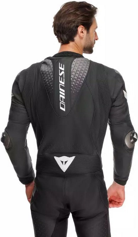 Dainese LAGUNA SECA 6 PERF 1PC LEATHER SUIT, BLACK/WHITE/ANTHRACITE | 2015100061-F13