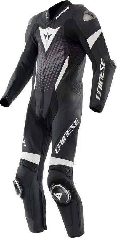 Dainese LAGUNA SECA 6 PERF 1PC LEATHER SUIT, BLACK/WHITE/ANTHRACITE | 2015100062-F13