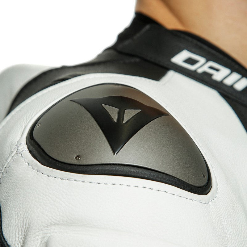 Dainese LAGUNA SECA 5 1PC LEATHER SUIT PERF. S/T, BLACK/WHITE, Size 29 | 201513468622009