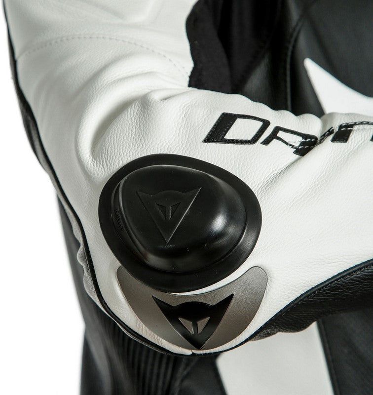 Dainese LAGUNA SECA 5 1PC LEATHER SUIT PERF. S/T, BLACK/WHITE, Size 29 | 201513468622009