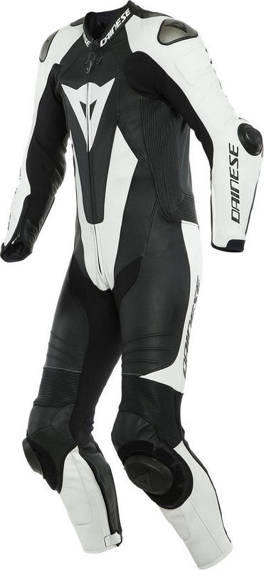 Dainese LAGUNA SECA 5 1PC LEATHER SUIT PERF. S/T, BLACK/WHITE, Size 29 | 201513468622009