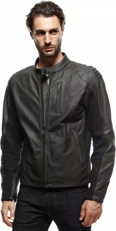Dainese ISTRICE PERF. LEATHER JACKET, DARK-BROWN | 2015300007-005