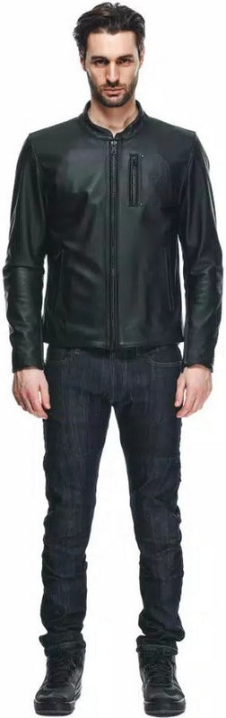 Dainese FULCRO LEATHER JACKET, BLACK | 2015300008-001