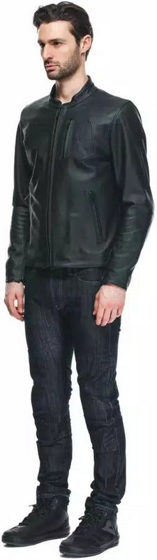 Dainese FULCRO LEATHER JACKET, BLACK | 2015300008-001