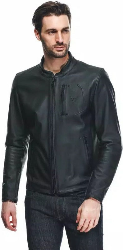 Dainese FULCRO LEATHER JACKET, BLACK | 2015300008-001