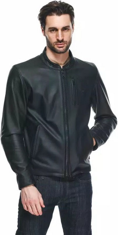 Dainese FULCRO LEATHER JACKET, BLACK | 2015300008-001