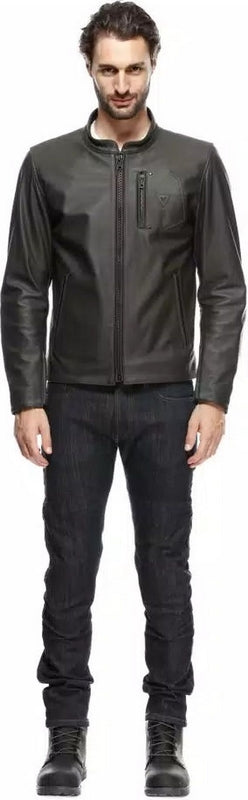 Dainese FULCRO LEATHER JACKET, DARK-BROWN | 2015300008-005