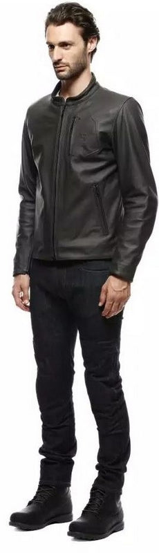 Dainese FULCRO LEATHER JACKET, DARK-BROWN | 2015300008-005