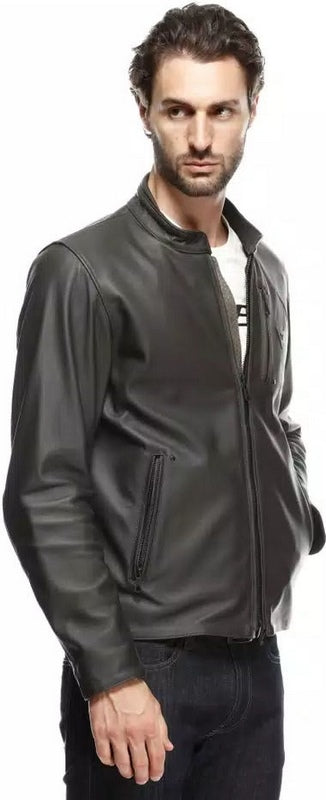 Dainese FULCRO LEATHER JACKET, DARK-BROWN | 2015300008-005