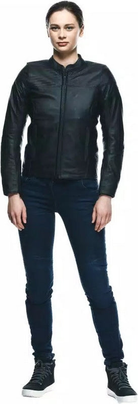 Dainese ITINERE LEATHER JACKET WMN, BLACK | 2015300021-001