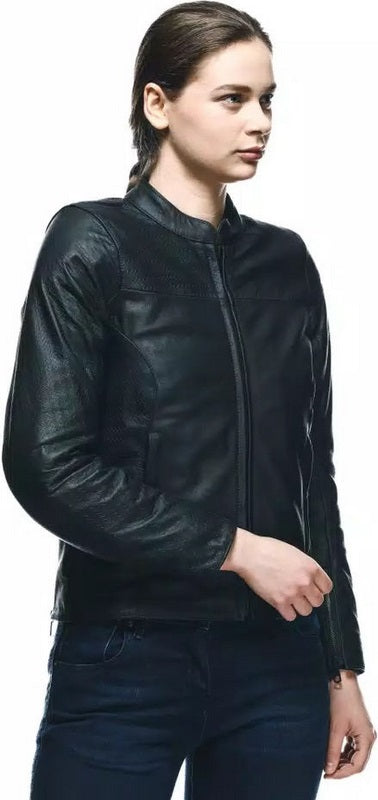 Dainese ITINERE LEATHER JACKET WMN, BLACK | 2015300021-001