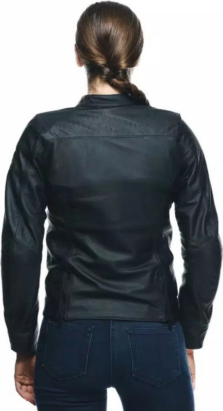 Dainese ITINERE LEATHER JACKET WMN, BLACK | 2015300021-001
